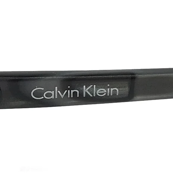 Calvin Klein Eyeglasses Frames 494 599 Black Gray Tortoise Half Rim 52-16-130